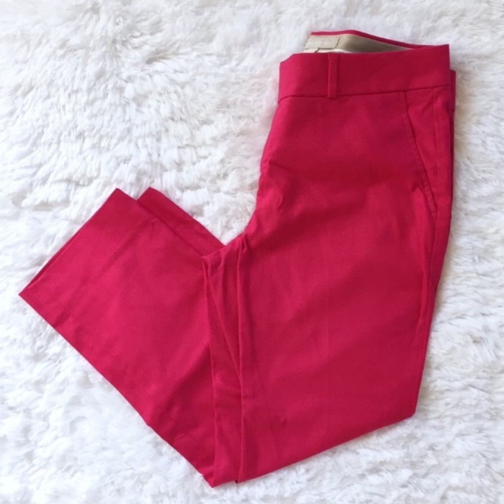 Banana Republic Hot Pink Cropped Pants